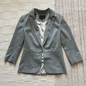 Le Chateau Gray Blazer Structured Tailored Design